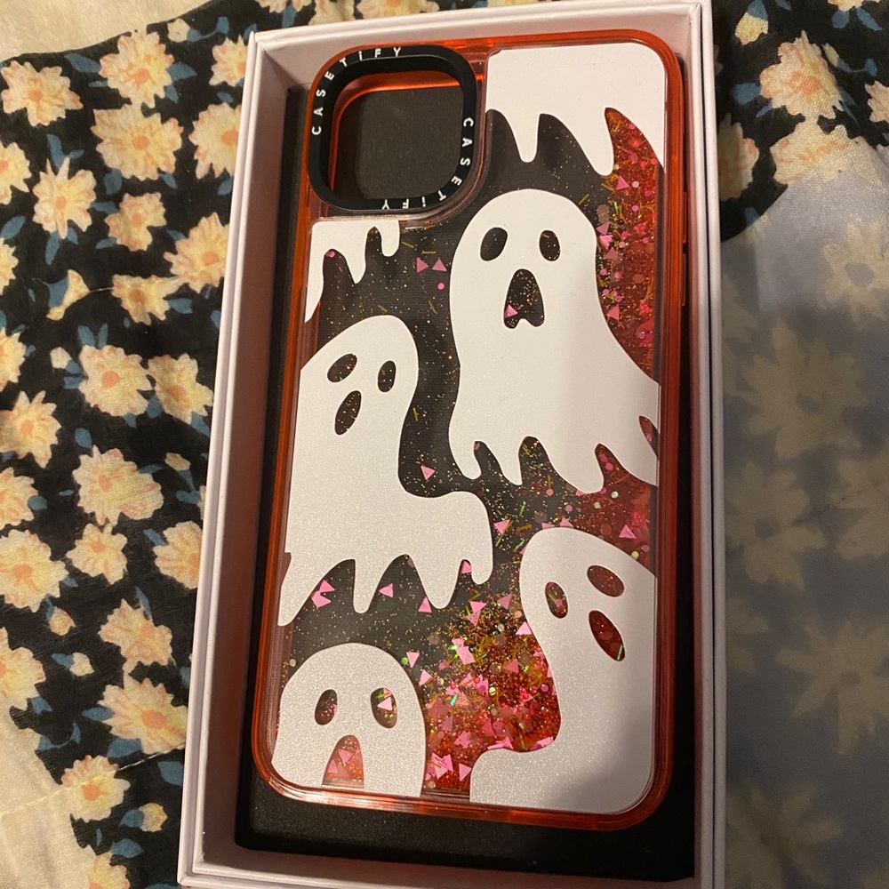 NWT (in box) Ghost glitter iphone 11 Pro Max case!